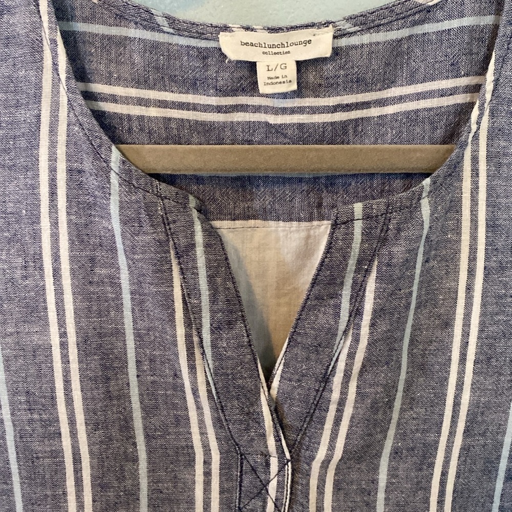 BeachLunchLounge Collection Sleeveless Linen Dress - Picture 2 of 5